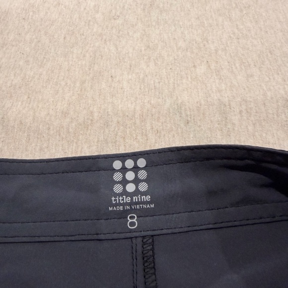 Title Nine Women's Gray Shorts - Picture 3 of 4